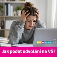 články odvolání nepřijetí vš
